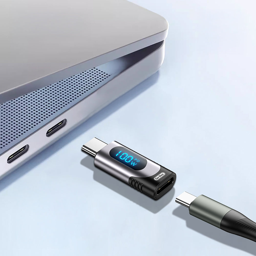 Go Des GD-CT072 Type-C to Type-C Dijital LED Göstergeli Hızlı Şarj Adaptörü 100W