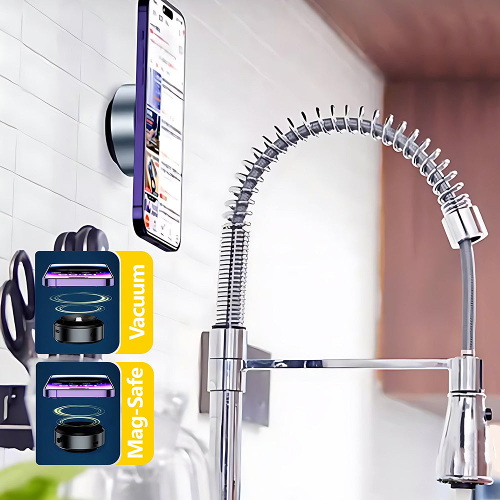 Go Des GD-HD223 110mAh 5V Type-C Portlu Elektirikli Vakum Özellikli Telefon Tutucu