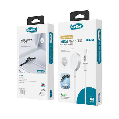 Go Des GD-UC591 Apple Watch Serisi Akıllı Saat Wireless Type-C Şarj Kablosu