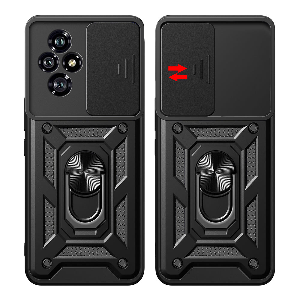 Honor 200 Kılıf Magnetik Standlı Kamera Korumalı Zore Sürgülü Vega Kapak