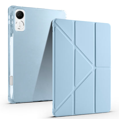 Honor Pad V9 Kılıf Zore Tri Folding Kalem Bölmeli Standlı Kılıf