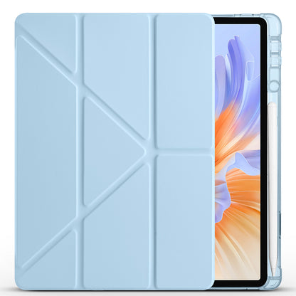 Honor Pad V9 Kılıf Zore Tri Folding Kalem Bölmeli Standlı Kılıf