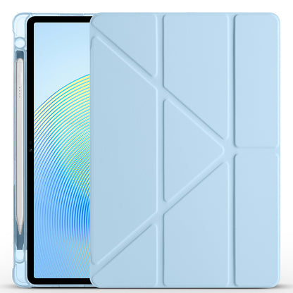 Honor Pad X8A Kılıf Zore Tri Folding Kalem Bölmeli Standlı Kılıf