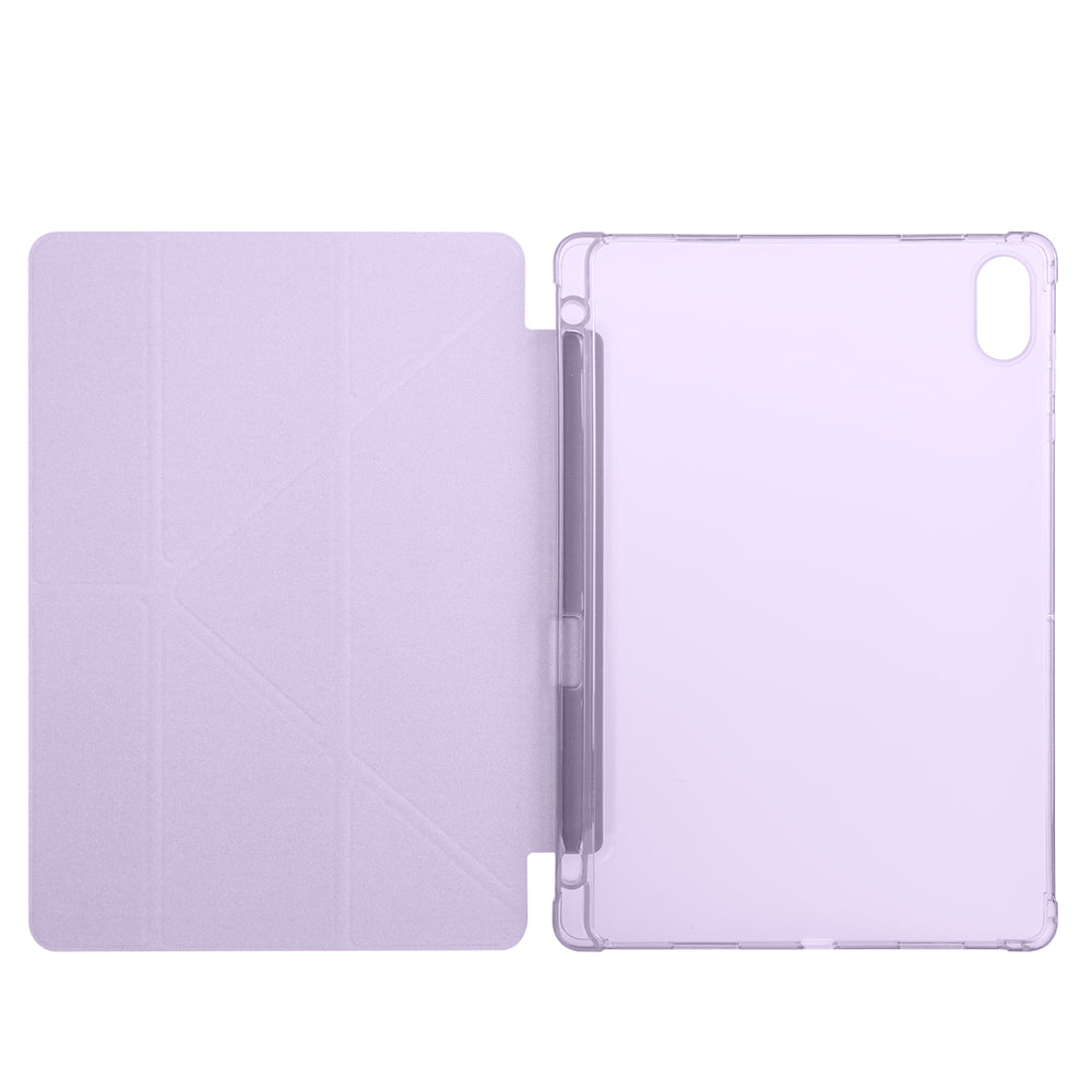 Honor Pad X8A Kılıf Zore Tri Folding Kalem Bölmeli Standlı Kılıf