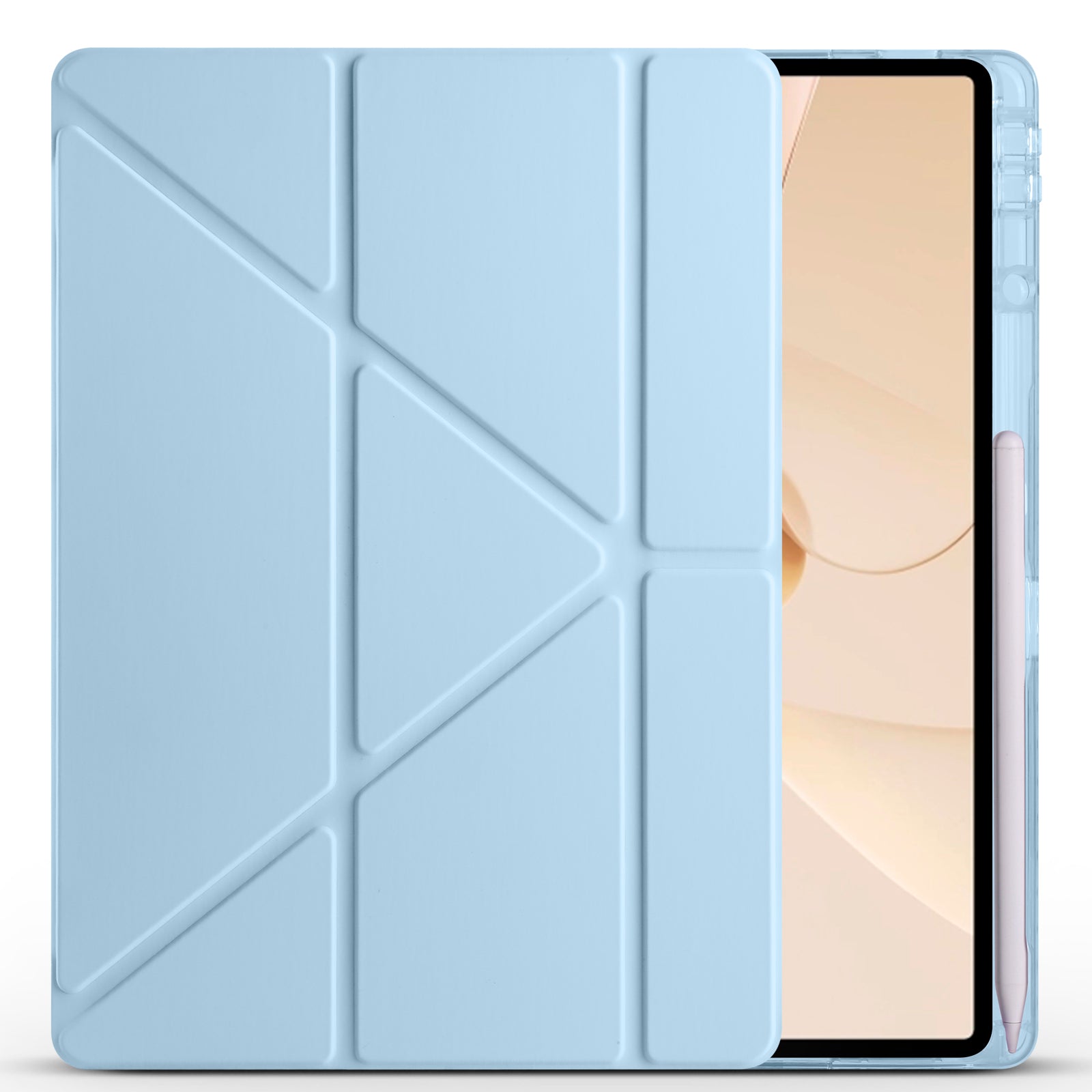 Huawei Matepad 12X Kılıf Zore Tri Folding Kalem Bölmeli Standlı Kılıf