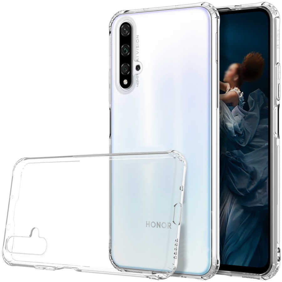 Huawei Nova 5T Kılıf Zore Nitro Anti Shock Silikon