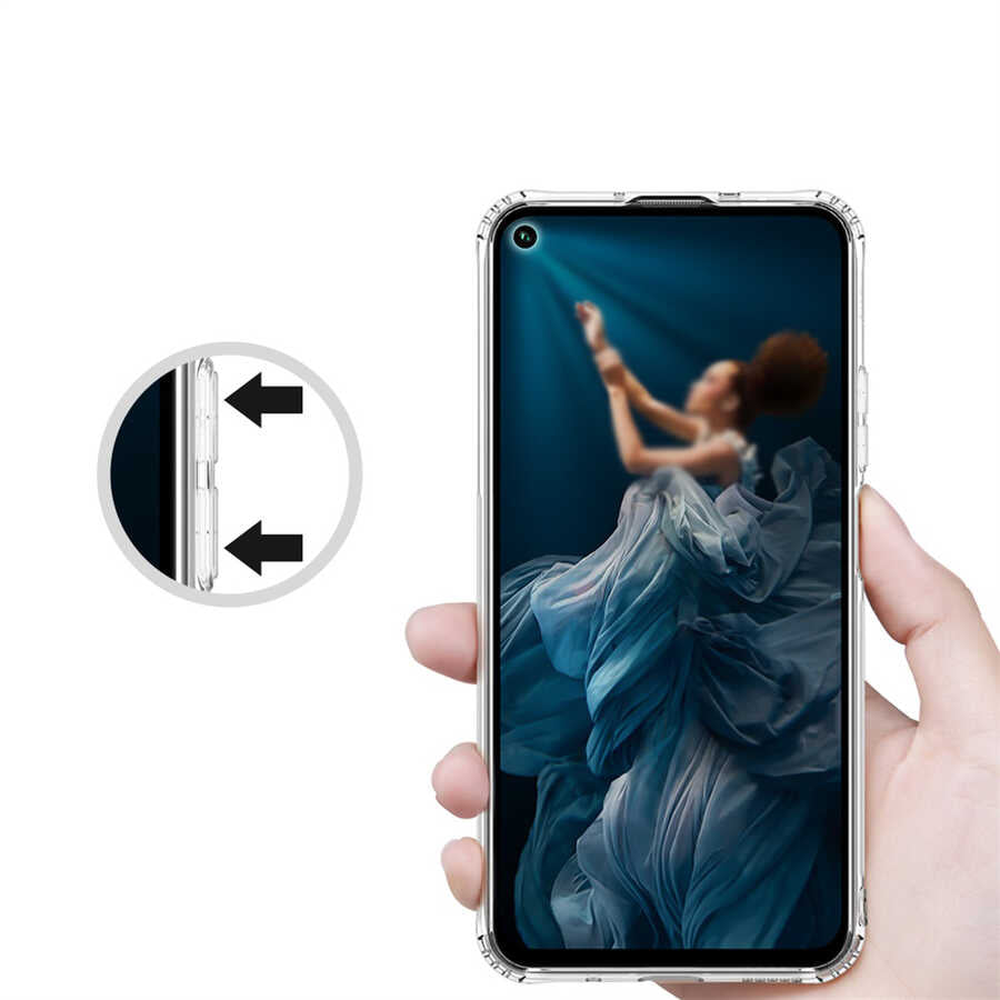 Huawei Nova 5T Kılıf Zore Nitro Anti Shock Silikon