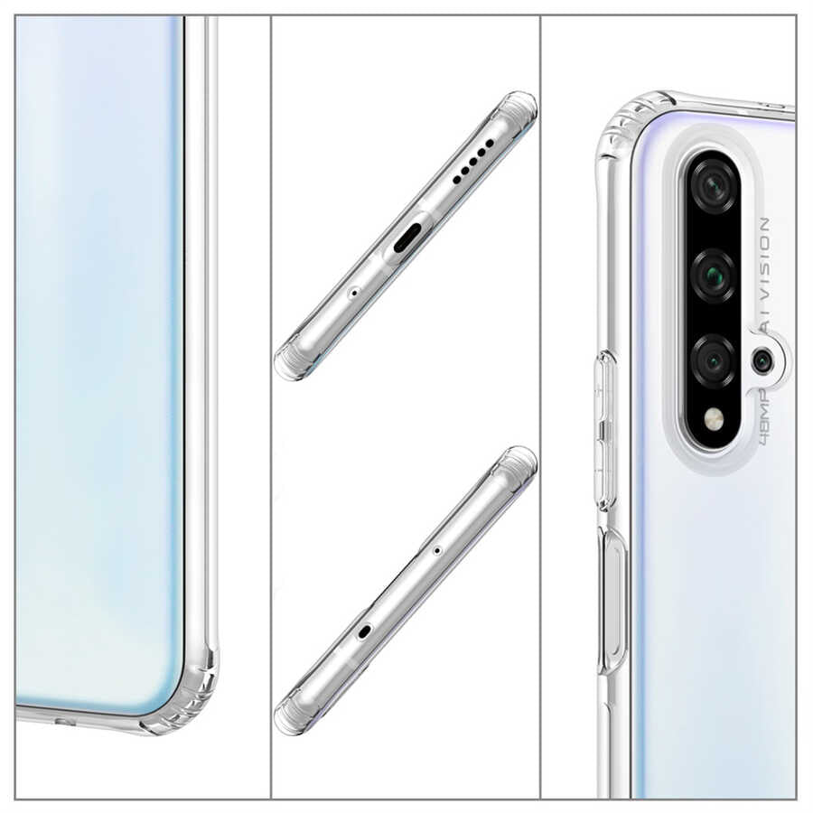Huawei Nova 5T Kılıf Zore Nitro Anti Shock Silikon