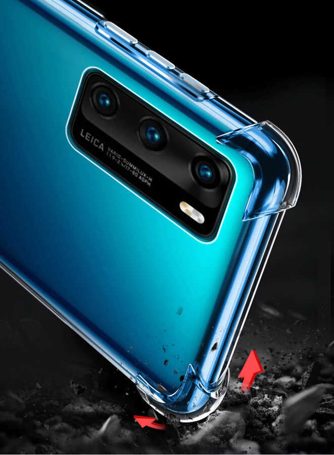 Huawei P40 Kılıf Zore Nitro Anti Shock Silikon