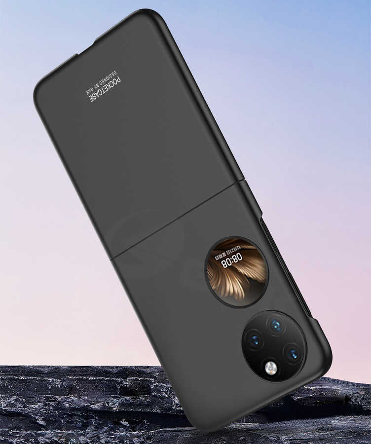 Huawei P50 Pocket Kılıf Zore Sert Kıpta Kapak