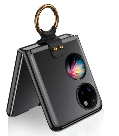 Huawei P50 Pocket Kılıf Zore Yüzüklü Kıpta Kapak