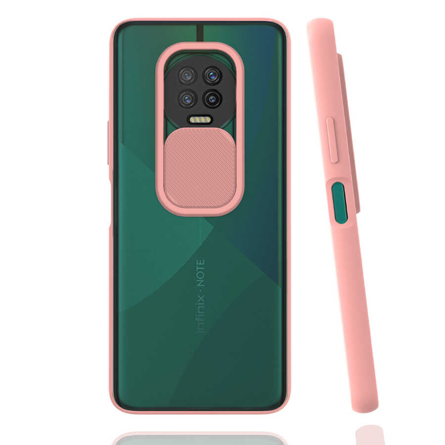 İnfinix Note 7 Kılıf Zore Lensi Kapak