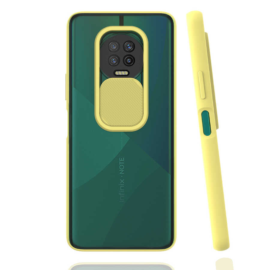 İnfinix Note 7 Kılıf Zore Lensi Kapak