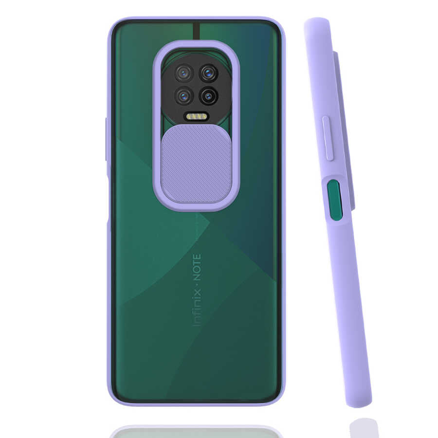 İnfinix Note 7 Kılıf Zore Lensi Kapak