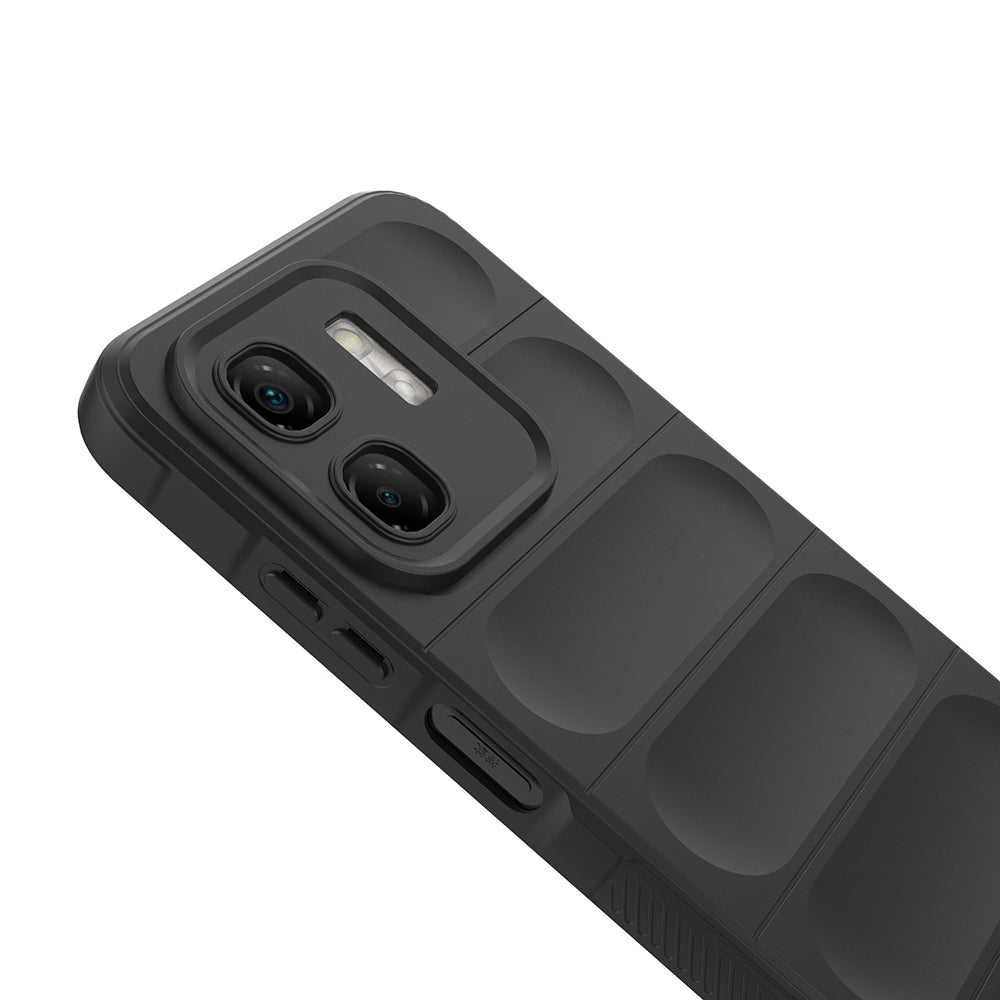 İnfinix Smart 9 Kılıf Esnek TPU Oyuklu Arka Yüzey Tasarımlı Zore Etnik Silikon Kapak