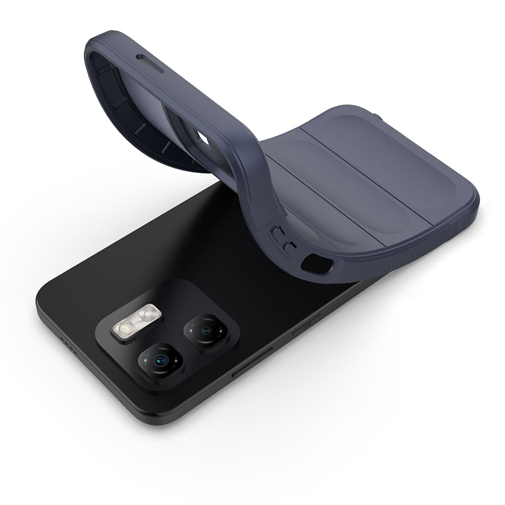 İnfinix Smart 9 Kılıf Esnek TPU Oyuklu Arka Yüzey Tasarımlı Zore Etnik Silikon Kapak