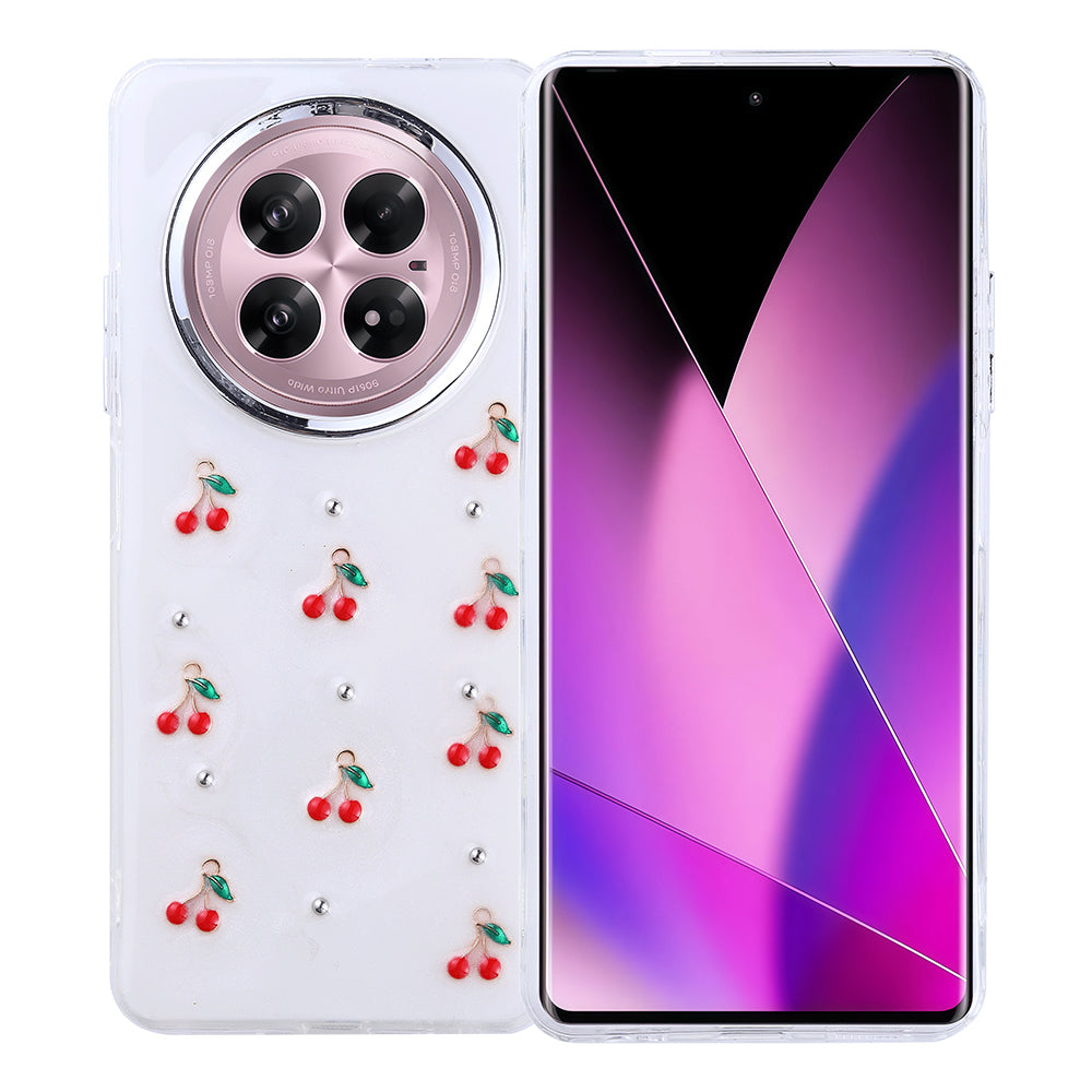 İnfinix Zero 40 5G Kılıf Airbag Tasarımlı Simli Şeffaf Zore Kutup Kapak