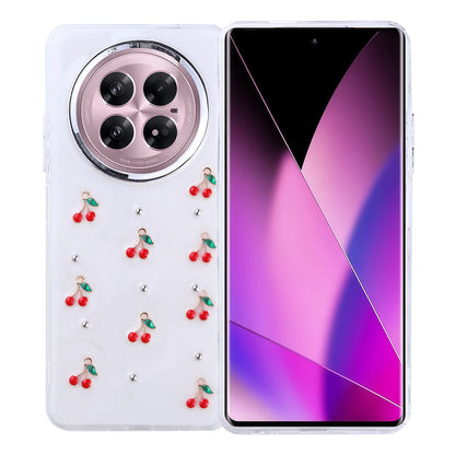 İnfinix Zero 40 5G Kılıf Airbag Tasarımlı Simli Şeffaf Zore Kutup Kapak