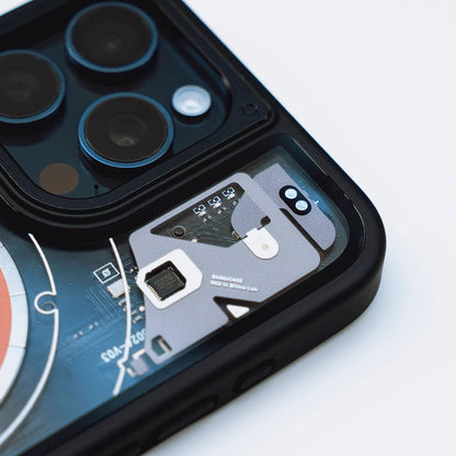 iPhone 14 Pro Max Kılıf Özelleştirilebilir 3 Fonksiyonlu Bluetooth Bağlantılı Bitmo Lab Bangcase Akıllı M-safe Kapak