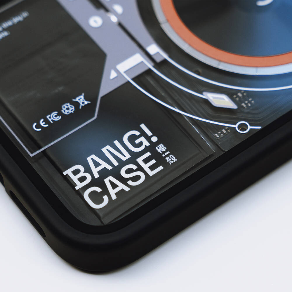 iPhone 14 Pro Max Kılıf Özelleştirilebilir 3 Fonksiyonlu Bluetooth Bağlantılı Bitmo Lab Bangcase Akıllı M-safe Kapak