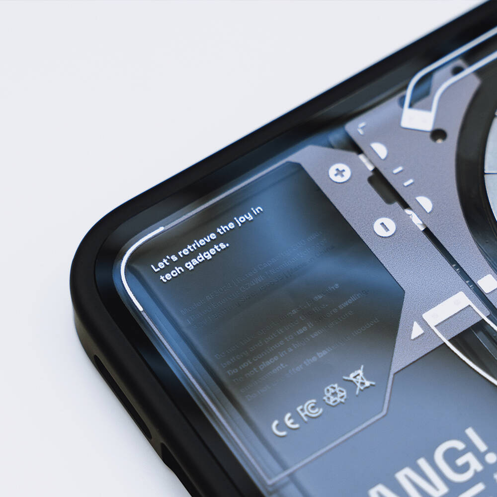 iPhone 14 Pro Max Kılıf Özelleştirilebilir 3 Fonksiyonlu Bluetooth Bağlantılı Bitmo Lab Bangcase Akıllı M-safe Kapak