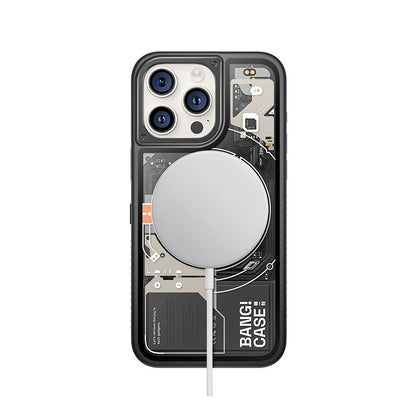 iPhone 14 Pro Max Kılıf Özelleştirilebilir 3 Fonksiyonlu Bluetooth Bağlantılı Bitmo Lab Bangcase Akıllı M-safe Kapak