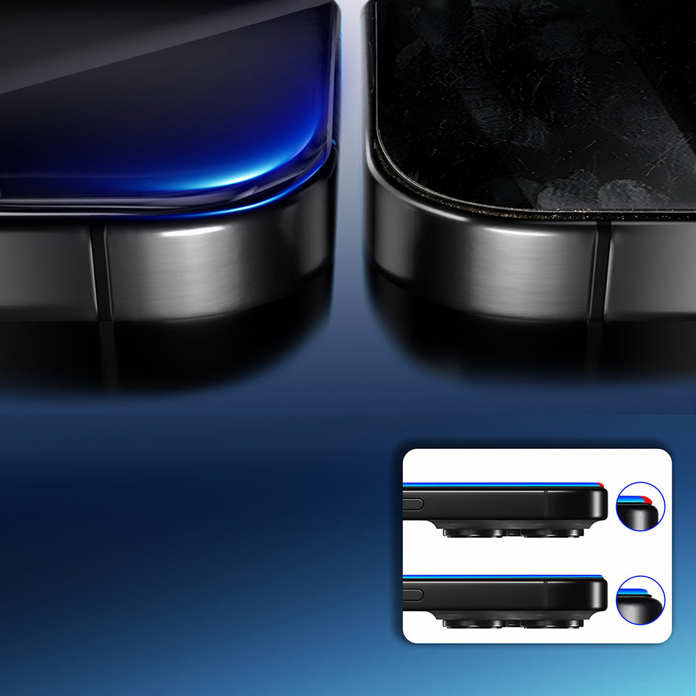 iPhone 14 Pro Max Mohseven Safir Coating HD Temperli Cam Ekran Koruyucu