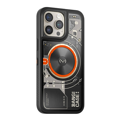 iPhone 15 Pro Max Kılıf Özelleştirilebilir 3 Fonksiyonlu Bluetooth Bağlantılı Bitmo Lab Bangcase Akıllı M-safe Kapak