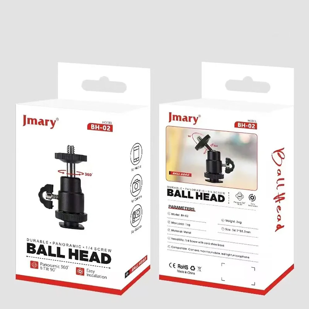 Jmary BH-02 Telefon Kamera ve Aksiyon Kameraları İçin Sabitleme Aparatı