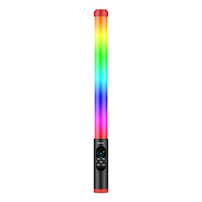 Jmary FM-128RGB OLED Ekran Göstergeli RGB Led Işıklı Su Geçirmez Aydınlatma Çubuğu