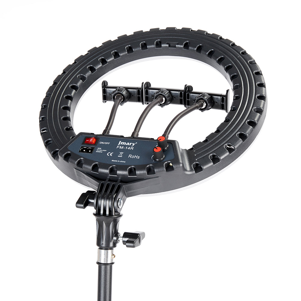 Jmary FM-14R Kumandalı 34cm Işıklı Telefon Tutucu Ring Light