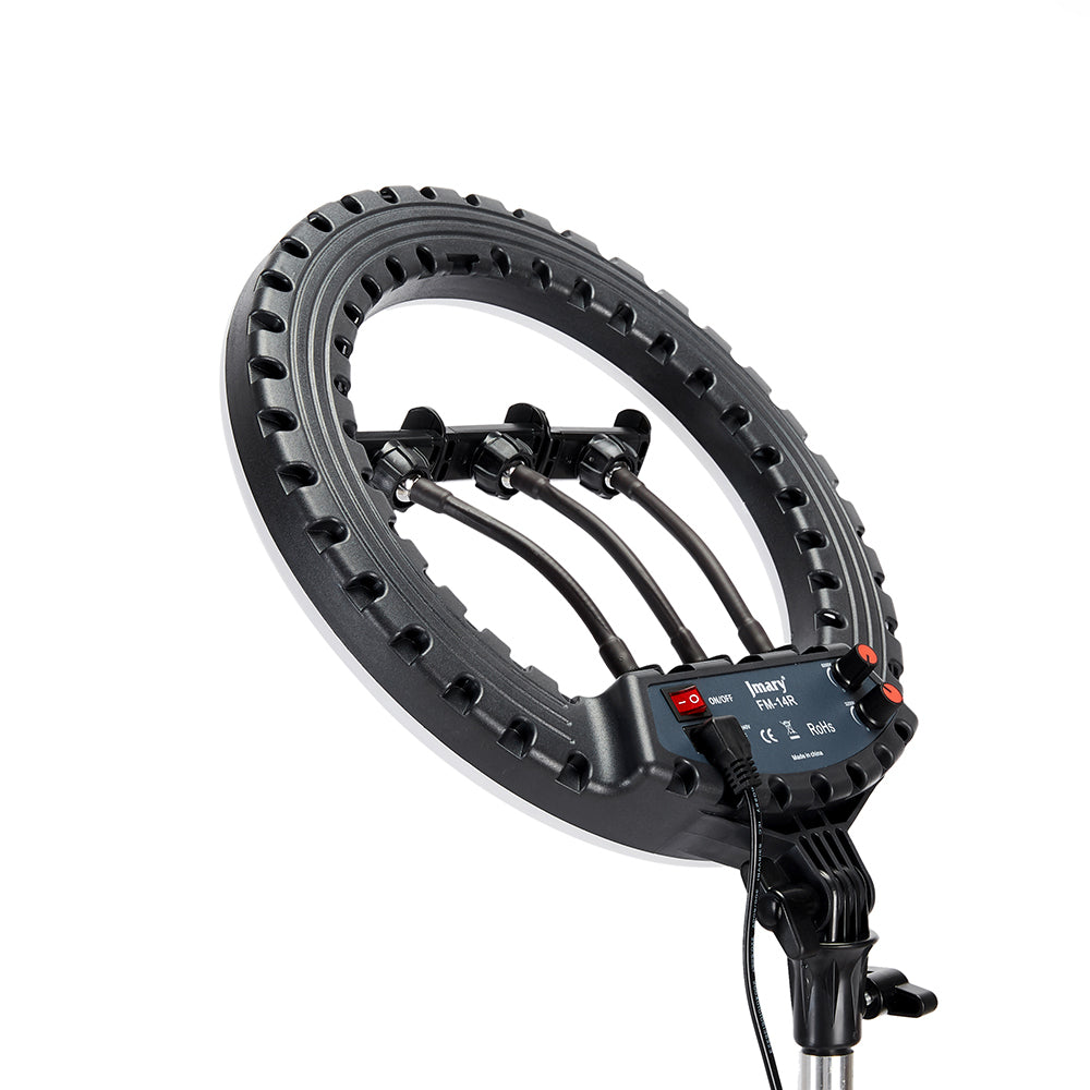 Jmary FM-14R Kumandalı 34cm Işıklı Telefon Tutucu Ring Light
