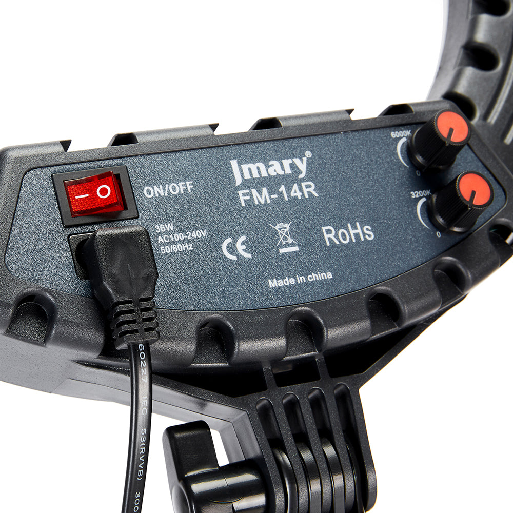 Jmary FM-14R Kumandalı 34cm Işıklı Telefon Tutucu Ring Light