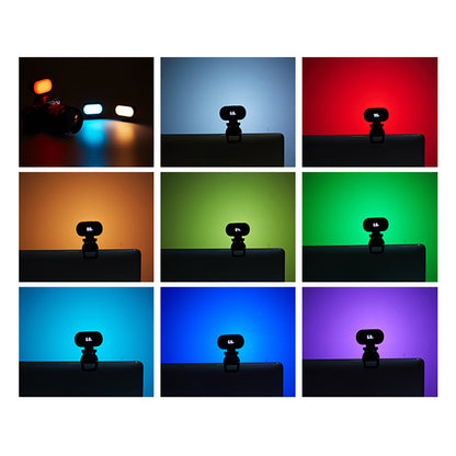 Jmary FM-16RGB Mandallı Dijital LED Göstergeli Telefon-Kamera Üstü RGB Lamba 750mAh