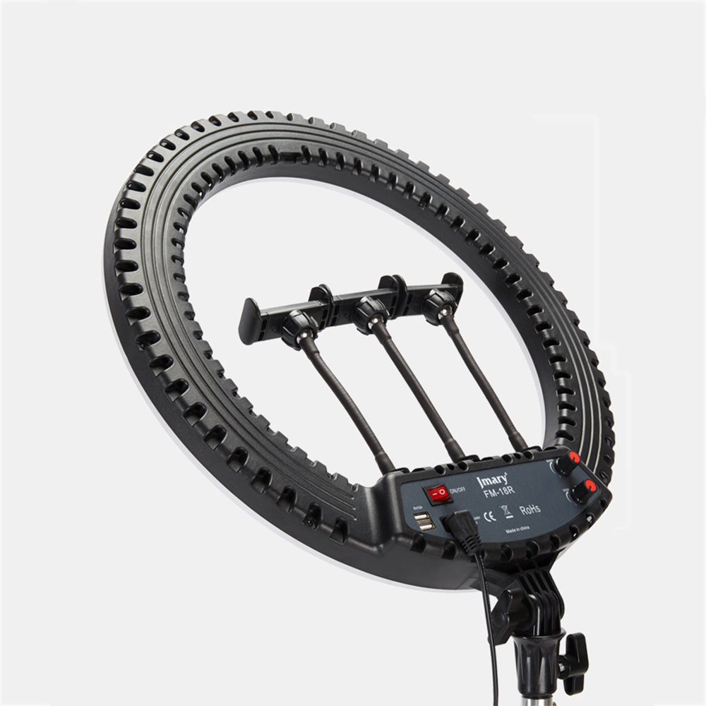 Jmary FM-18R Uzaktan Kumandalı 43cm Işıklı Telefon Tutucu Ring Light