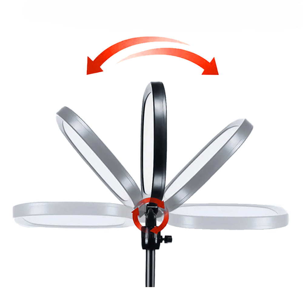 Jmary FM-58R Değiştirilebilir Ayaklı 9 inç LED Panel Aydınlatma Işığı