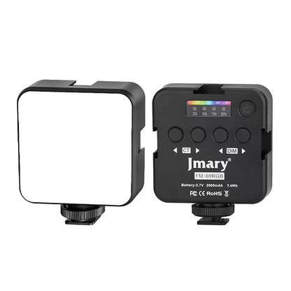 Jmary FM-69RGB RGB Led Telefon-Kamera Üstü Pilli Aydınlatma Işığı