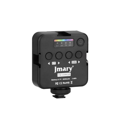 Jmary FM-69RGB RGB Led Telefon-Kamera Üstü Pilli Aydınlatma Işığı