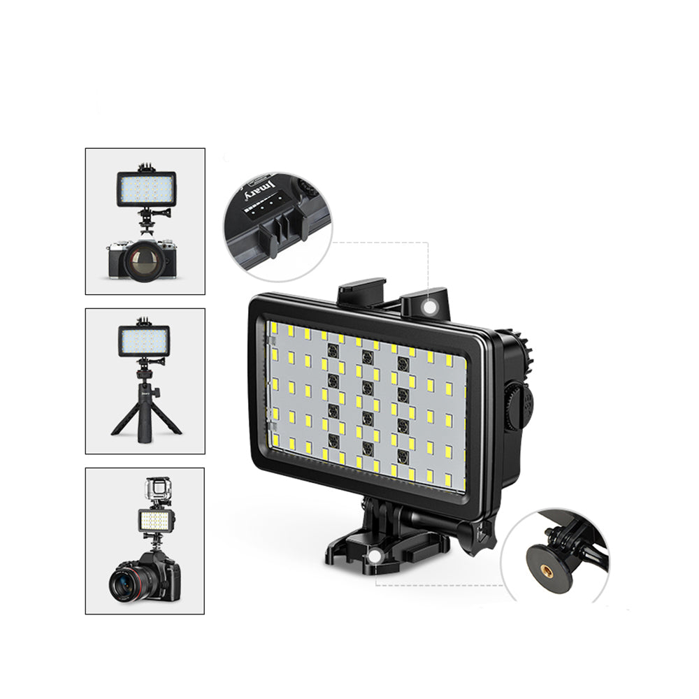 Jmary FM-72RGB IPX8 Sertifikalı RGB Su Altı Kamera Işığı