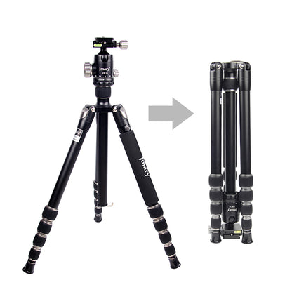 Jmary KT255+NB36 360 Derece Dönebilen Değiştirilebilir Başlıklı Tripod