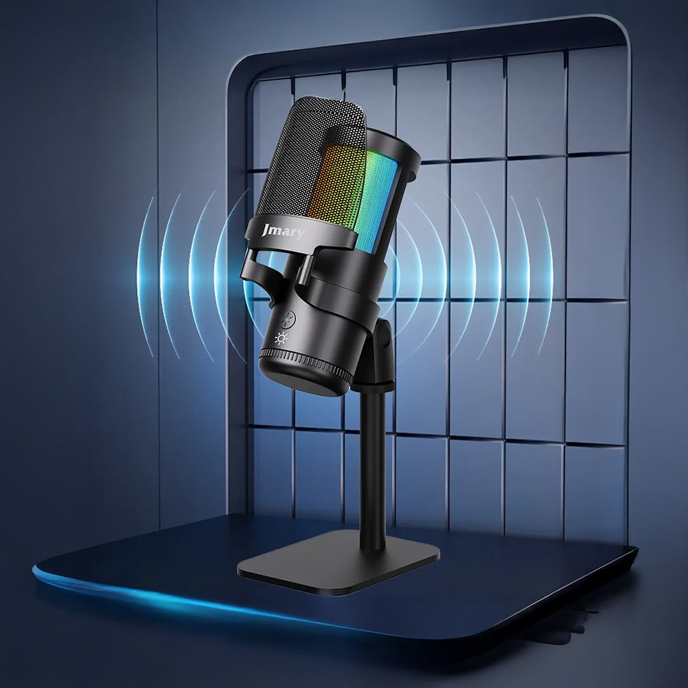 Jmary MC-PW13 Ayrılabilen Pop Filtreli Gürültü Önleyici 360° Dönebilen Tak Çalıştır USB Mikrofon