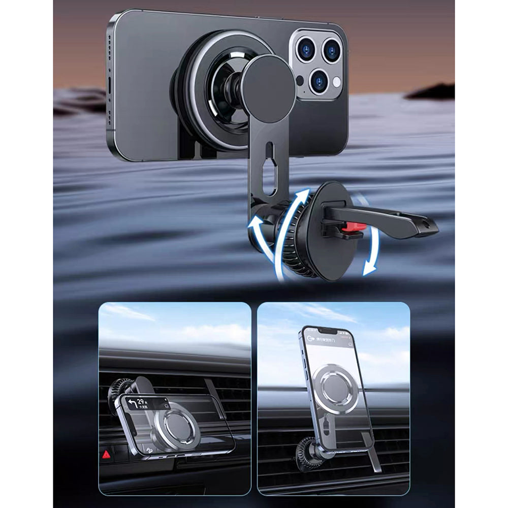 Jmary MH-78 Havalandırma Tasarımlı Magnetik Araç Telefon Tutucu