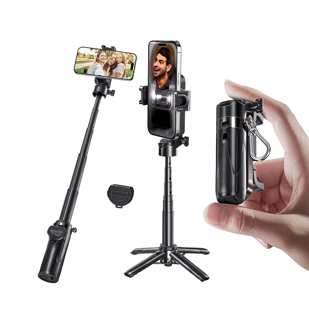 Jmary MT-18 360 Derece Dönebilen Kumandalı Selfie Çubuğu ve Tripod