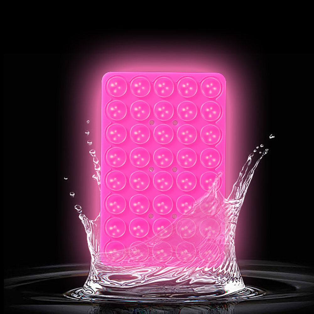 Kare Öpücüklü 02 Fosforlu Silikon Telefon Tutucu