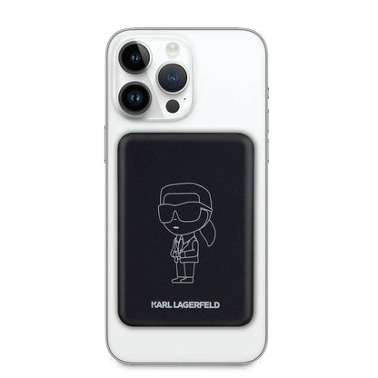 Karl Lagerfeld Led Işıklı Göstergeli M-safe Magnetik Orjinal Lisanslı Powerbank 3000 Mah