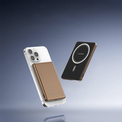 Lapas LP-PW003 Ultra İnce Hızlı Şarj Özellikli Wireless Powerbank 5000mAh 15W