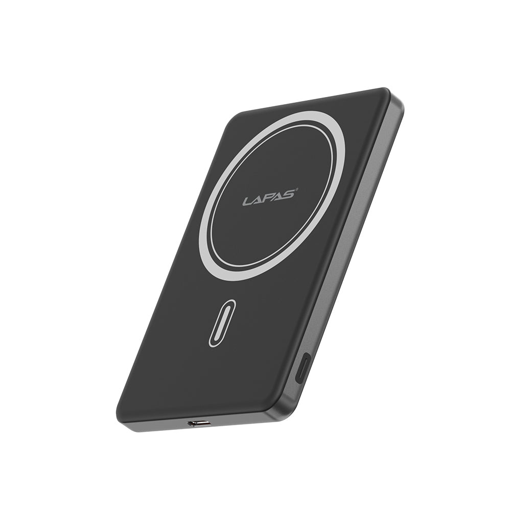 Lapas LP-PW003 Ultra İnce Hızlı Şarj Özellikli Wireless Powerbank 5000mAh 15W