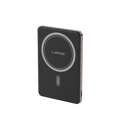 Lapas LP-PW003 Ultra İnce Hızlı Şarj Özellikli Wireless Powerbank 5000mAh 15W