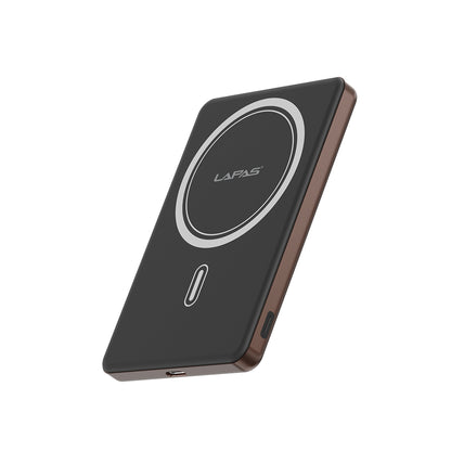 Lapas LP-PW003 Ultra İnce Hızlı Şarj Özellikli Wireless Powerbank 5000mAh 15W