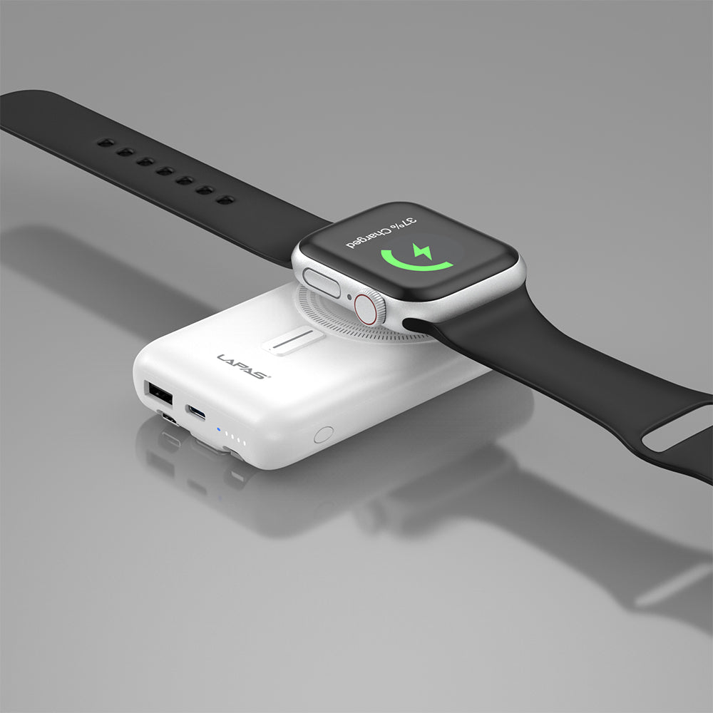 Lapas LP-PW004 Akıllı Saat Kablosuz Şarj Özellikli Wireless Powerbank 10000mAh 15W